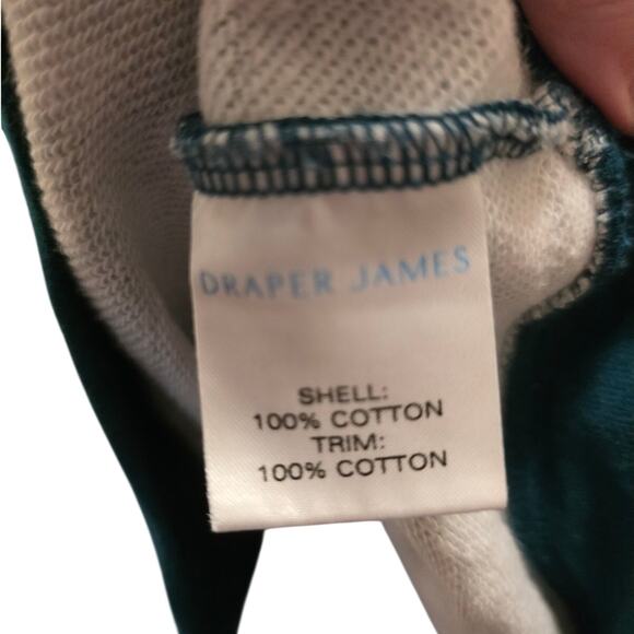 DRAPER JAMES Green Gingham Natalie Sweatshirt Size XXL EUC - Picture 6 of 6